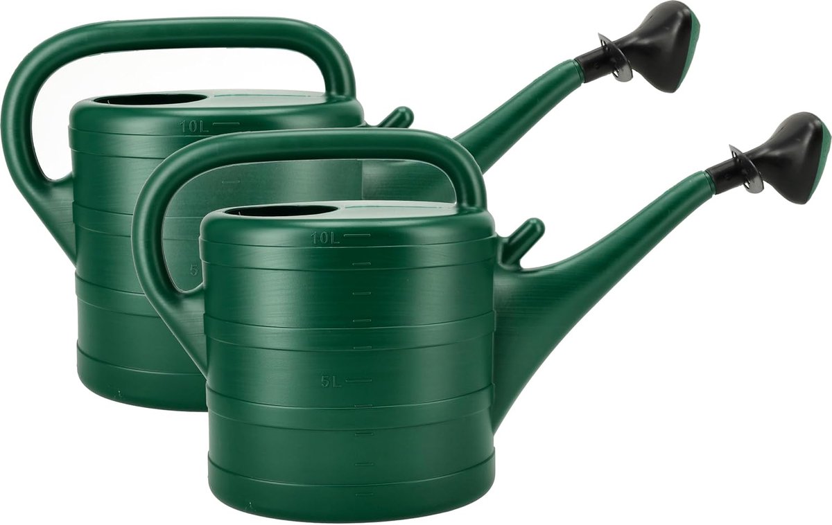 Gieters met Sproeikop – Kunststof Plantengieter voor Tuin, Balkon, Kamerplanten, Bloemen en Moestuin