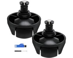 Wheel Voorwiel voor Dreame D9/L20 Ultra/L40 Ultra/L10s Pro Gen2/L10s Pro Ultra Heat/L10s Pro Ultra/X40 Ultra/X40 Master/L40 Ultra AE4/D9 Max Gen 2 Robotstofzuiger, 2 stuks