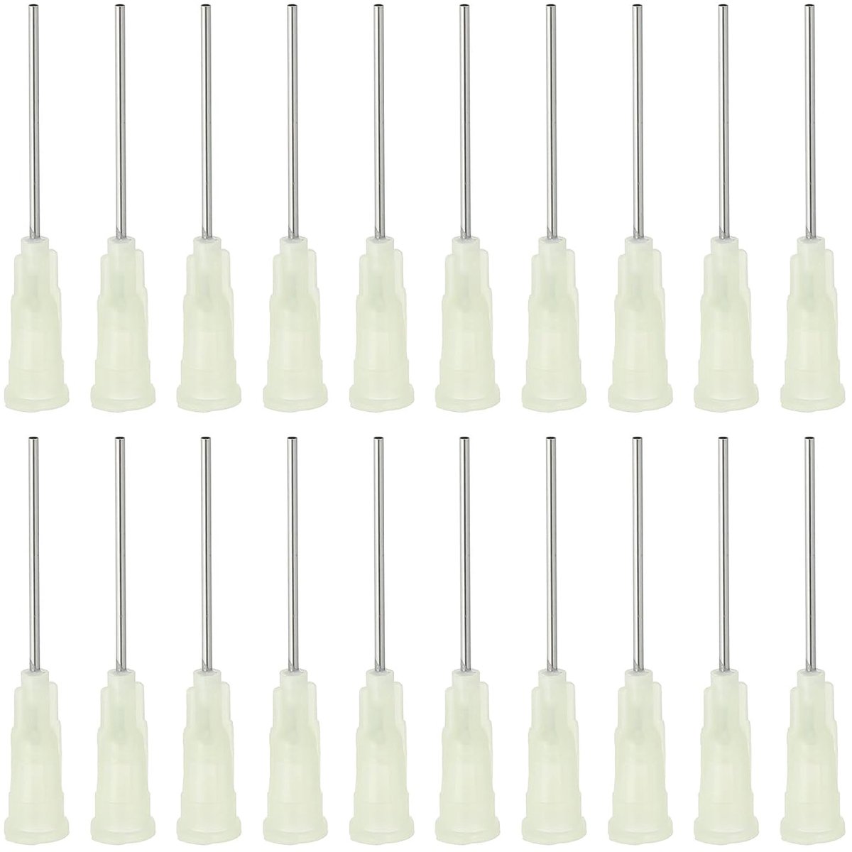 Doseernaalden met stompe punt, 2,5 cm, 100 stuks 19G industriële vloeistofdoseercanule met Lure Lock voor het bijvullen van vloeibare inktlijm