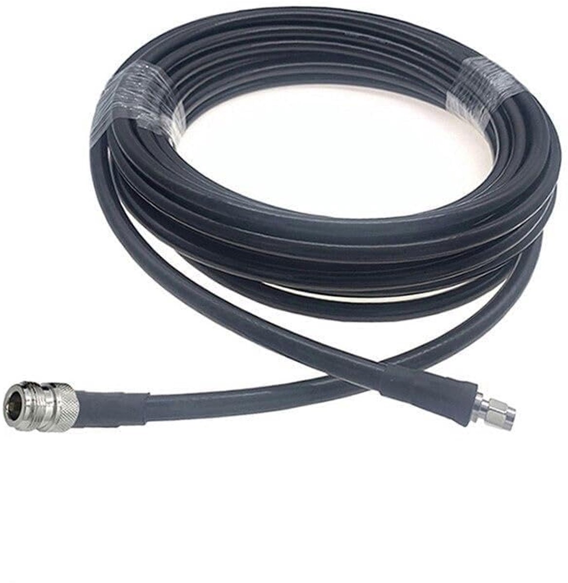 HHC2 – LMR 400 Helium Hotspot Antennekabel – 3 Meter - N Type (Vrouwelijk) naar RP-SMA (Mannelijk) - Zwart