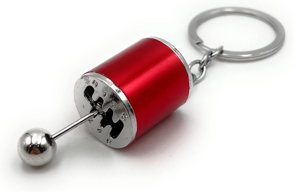 Schakelknop knop knop knop schakelhendel schakelaar rood sleutelhanger sleutelhouder hanger rood