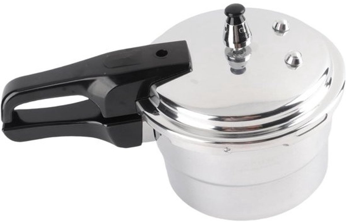 Snelkookpan - Drukpan Kookpot - Snel Koken - Aluminiumlegering - 4 Liter - Zilver