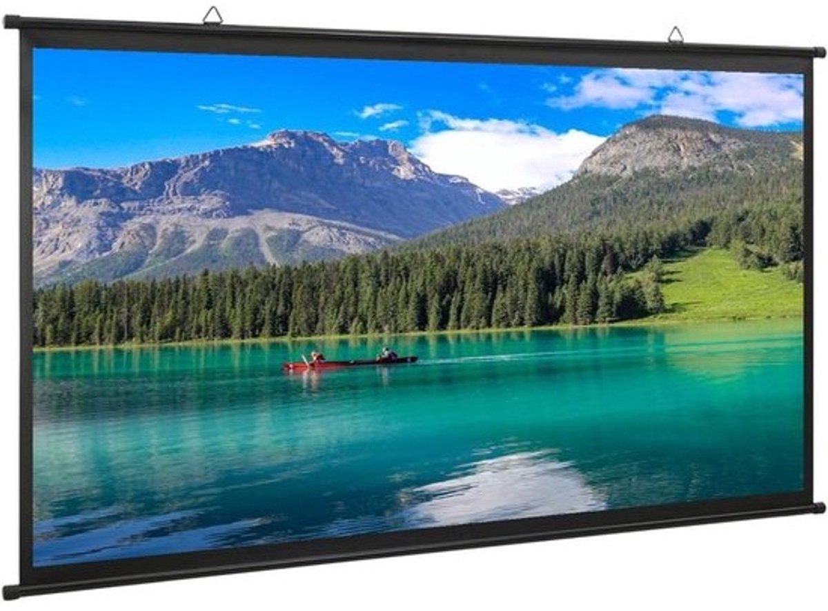 Projectiescherm - Filmscherm Beamer - Thuisbioscoop Presentatie - HD 4K 3D Compatibel - 60 inch 4:3 - Wit