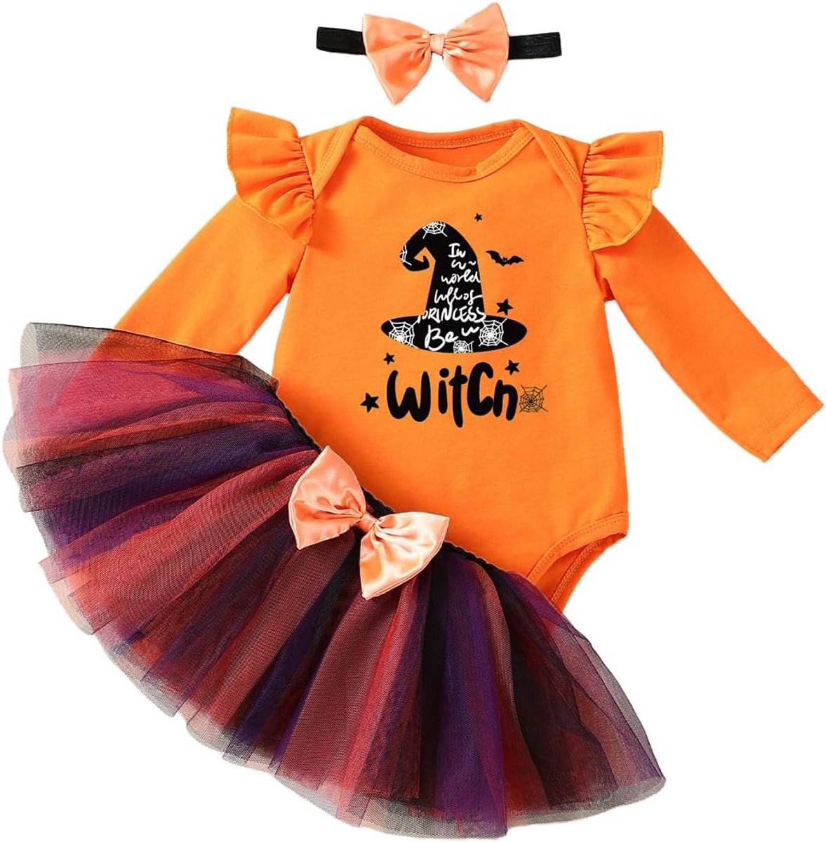 Kerstkleding voor pasgeborenen meisjes rok tutu set voor eerste Halloween