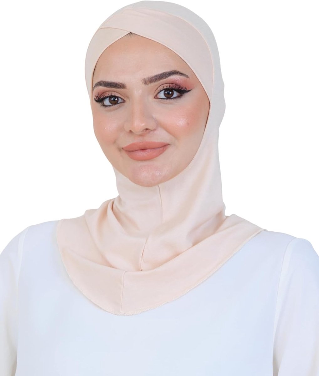 Chique hijab hoofddoek voor dames, jersey sport hoofddoeken vrouwen