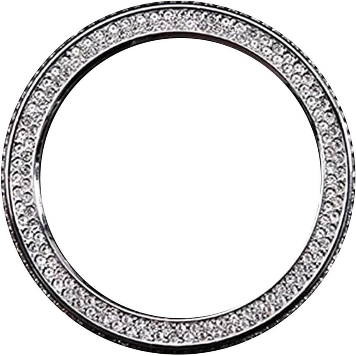 Interieur Trim Bling Accessoires fit voor Mercedes Benz G klasse G350 G500 Wijziging Vrouwen Strass Crystal Decals Accessoires (zilver, Deur bout Rod cover 4 stks/1 set)