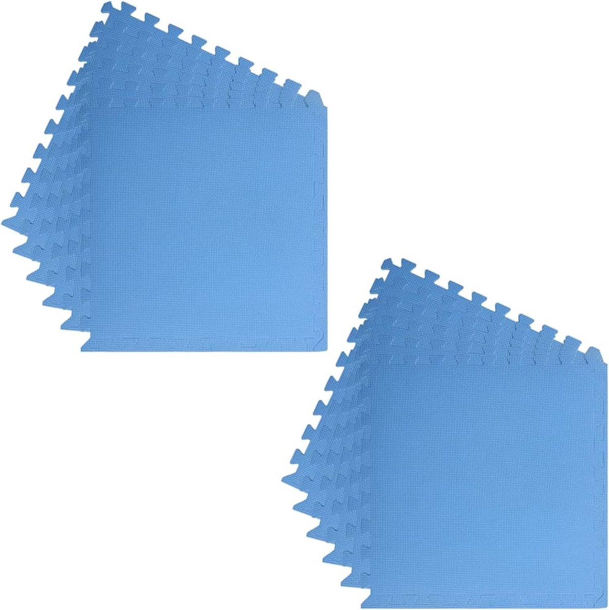Vloertapijt voor zwembad, 12 stuks, blauw, 4,32 m², EVA-schuim, zwembadmat, antislip zwembadonderlegger voor whirlpool, waterdicht en onderhoudsvriendelijk
