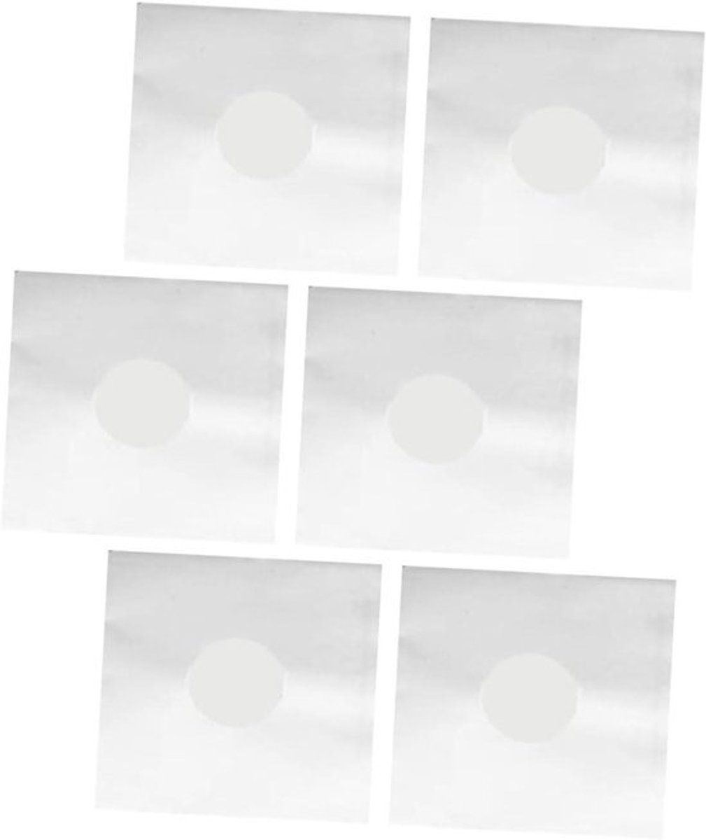 Platentas Collectie - Albumhoezen Binnenste - Vinylplaten Beschermen - Stofdicht Ontwerp - 30.9x30.6x0.3CM - Wit