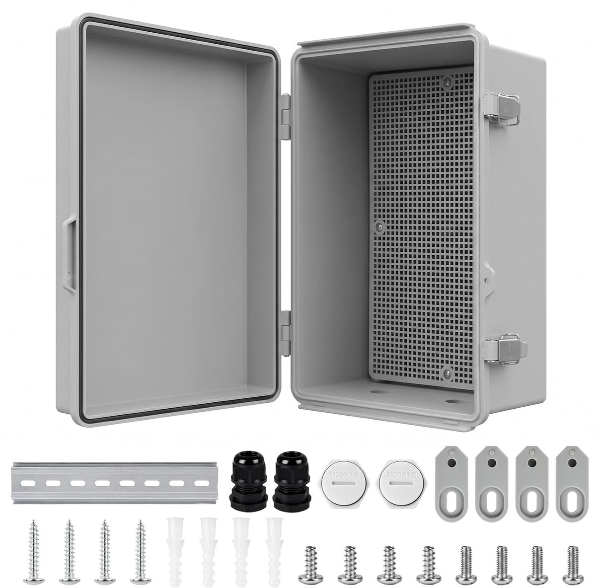 Verdeeldoos voor buiten, IP67 waterdicht, 20 x 30 x 13 cm, stroomdoos