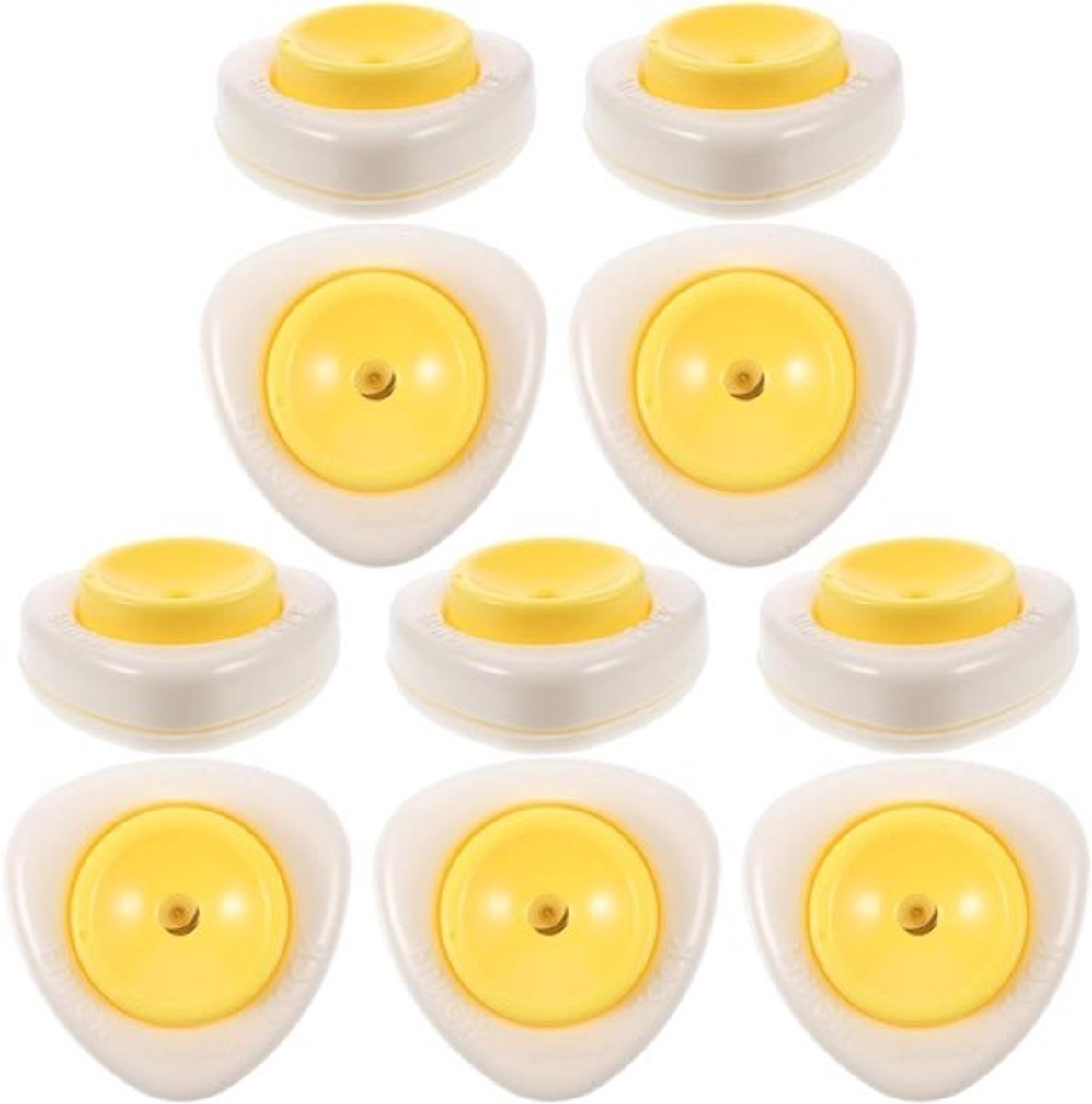Keuken Ei Prikker - Gadget Eierschaal - Koken Eieren - Stabiele Basis - 10 Stuks - Multi