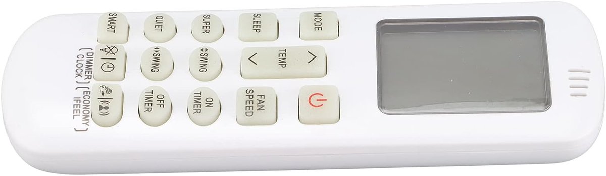 Afstandsbediening voor Airconditioning, DG11R2-01, Universel, Wit, 10m, 2x AAA Batterijen