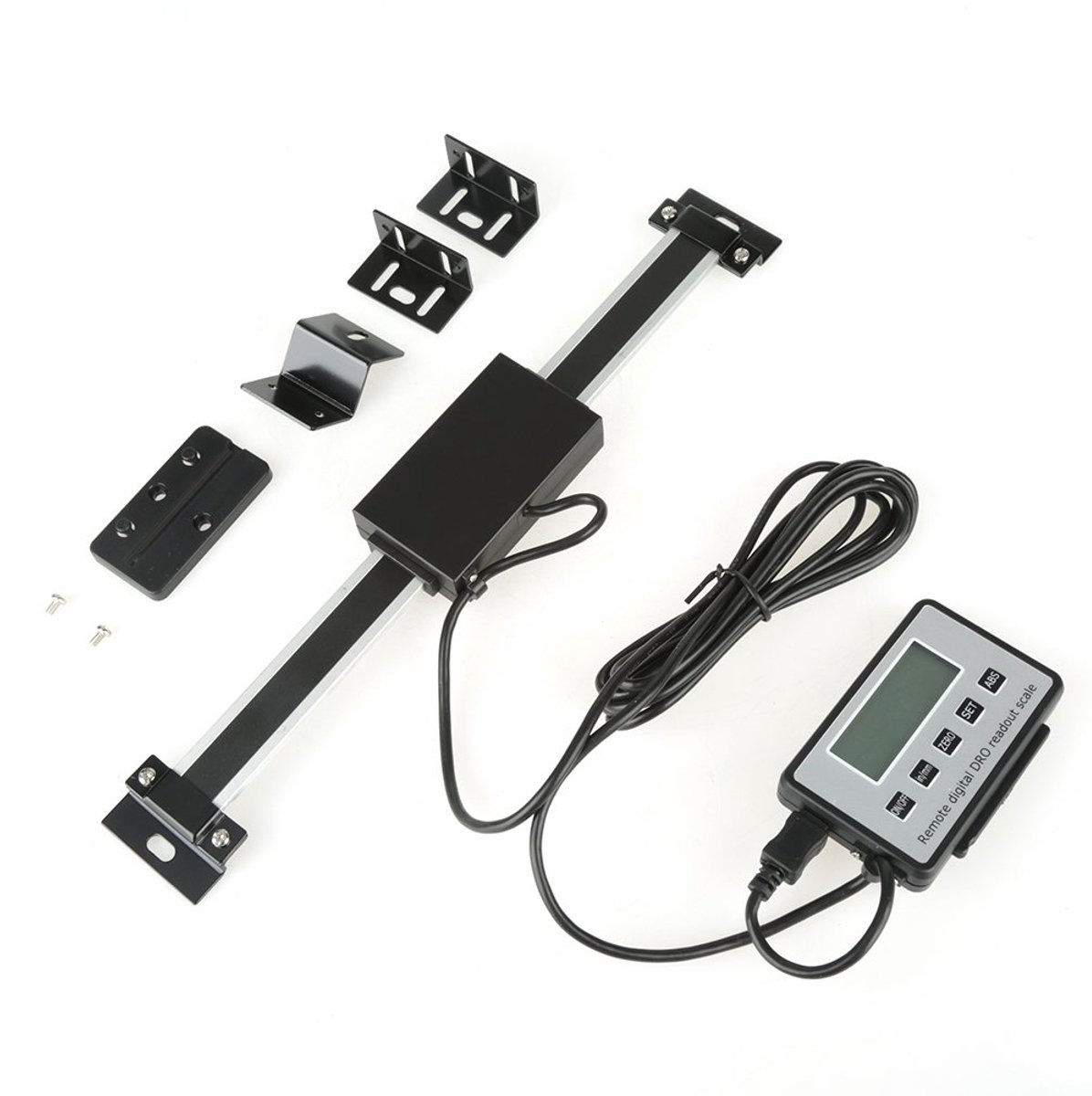 Digitale lineaire schaal - 0-150 mm, nauwkeurige digitale uitleesset, LCD-display, lineaire draaibank, freesmachines, draaibanken