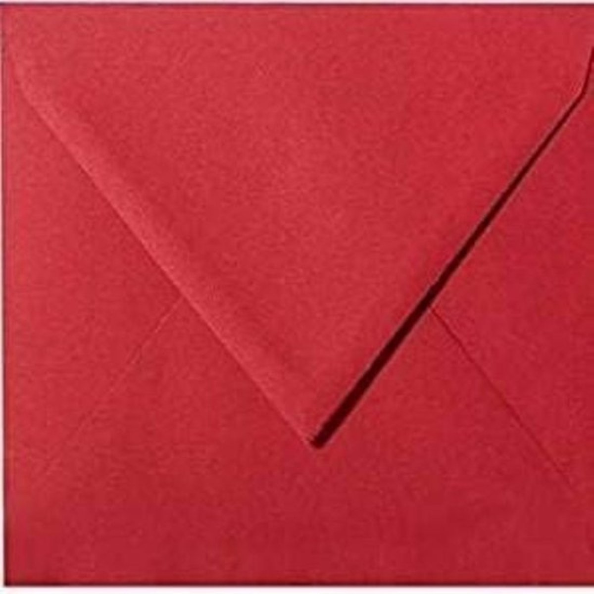 Vierkante Enveloppen - Papieren Post - Kaarten Versturen - Duitse Kwaliteit - 50 Stuks 13cm - Rozenrood