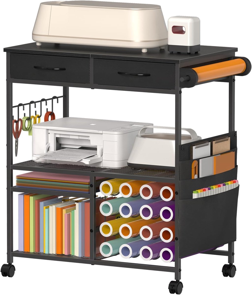 Knutselwagen met hete perswagen, compatibel met Cricut-machines