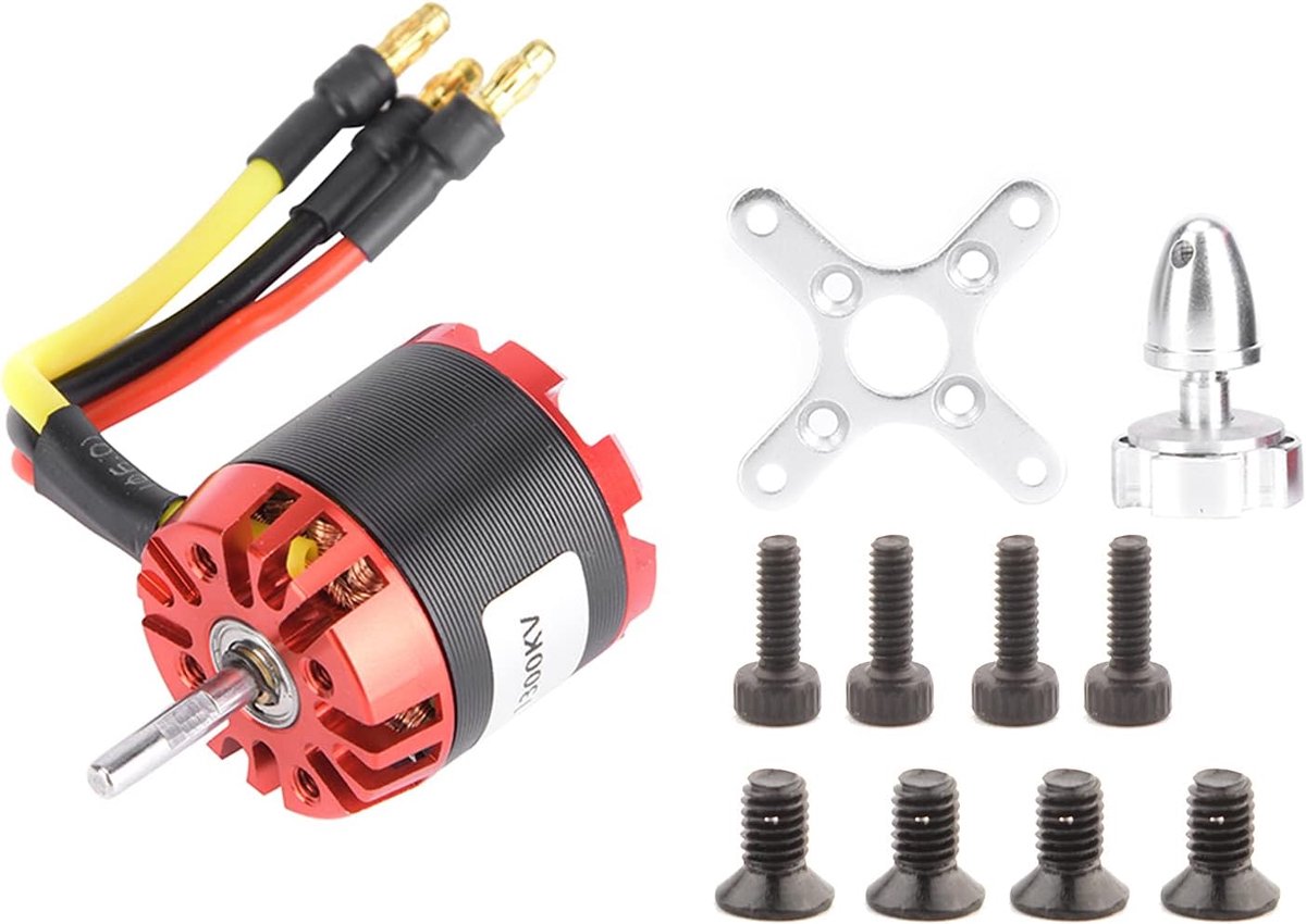 Motorset, externe rotor borstelloze motor, N2830 1300KV metalen afstandsbediening externe rotor borstelloze motor voor A2212 4-assige vliegtuigen