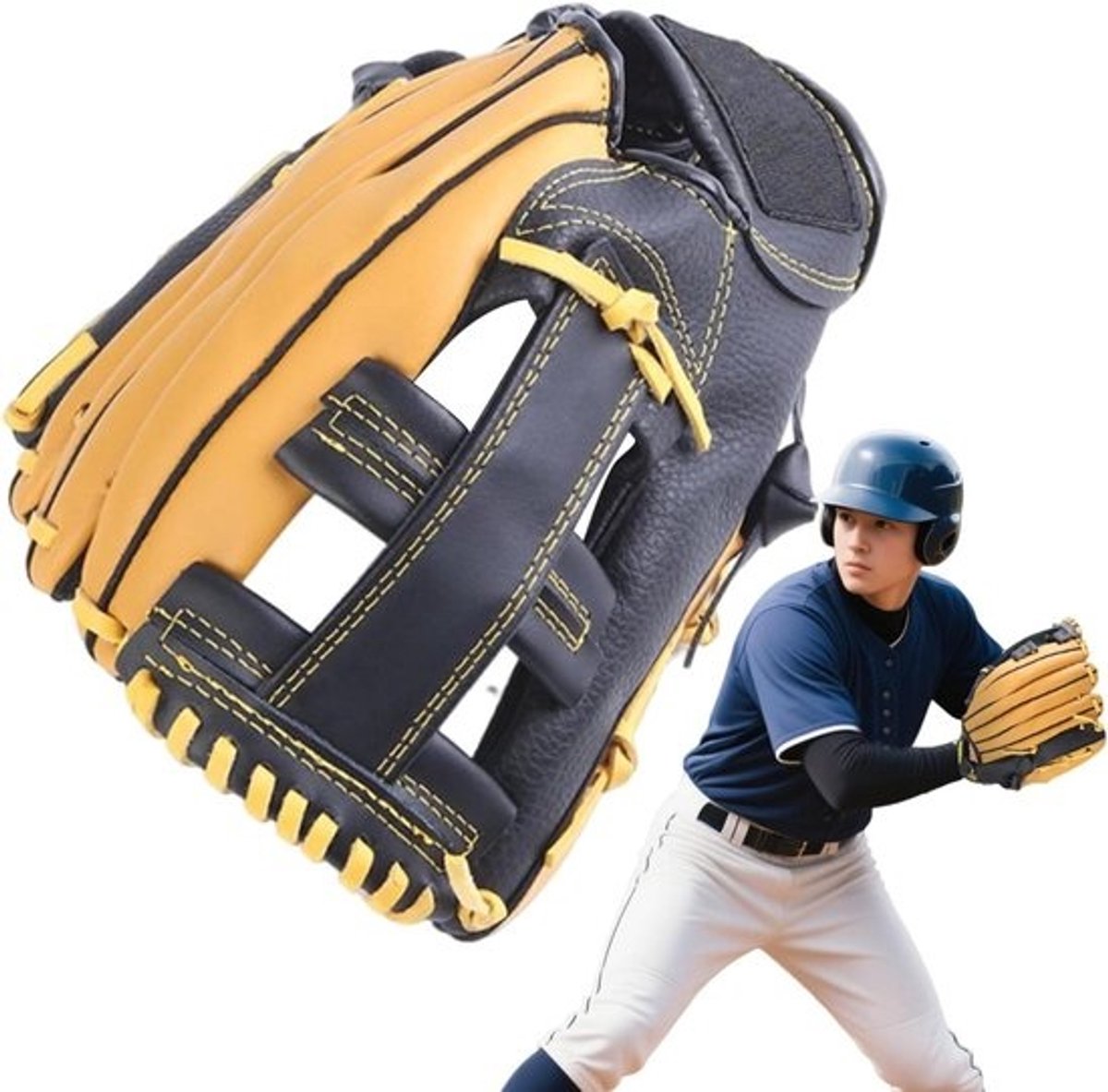 Baseball Handschoen - Softball Handschoen - Sport Training - Geen Inlooptijd Nodig - 12.5 Inch - Bruin
