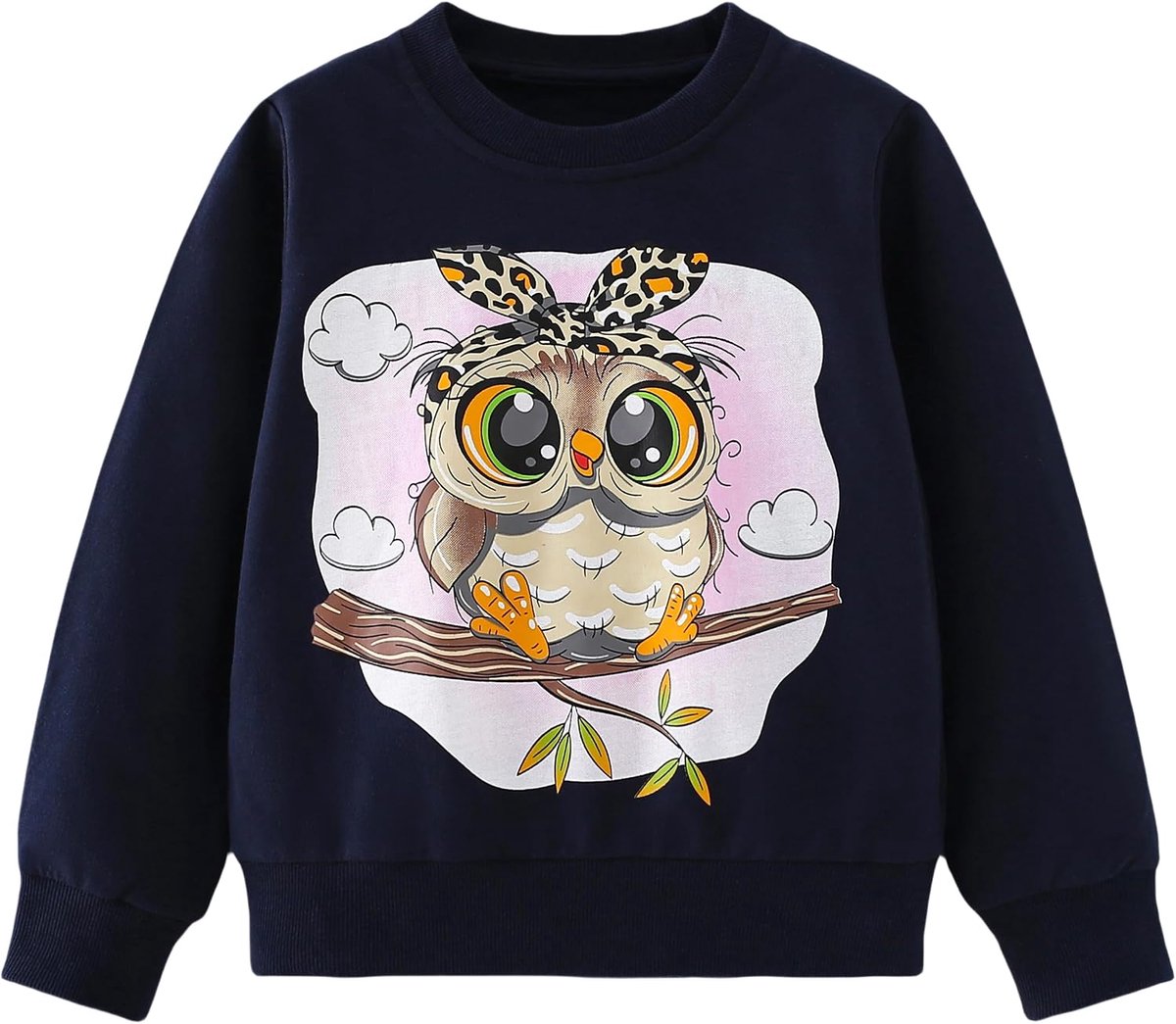 Sweatshirt Meisjes Ronde Hals Sweater Meisjes Katoen Casual Pullover voor Kinderen Herfst Winter Kinderkleding Leeftijd 2-8 Jaar