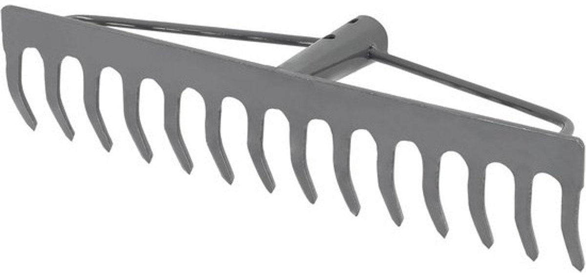 Robuuste Stalen Hark 360 mm 14 Tanden – Zonder Steel