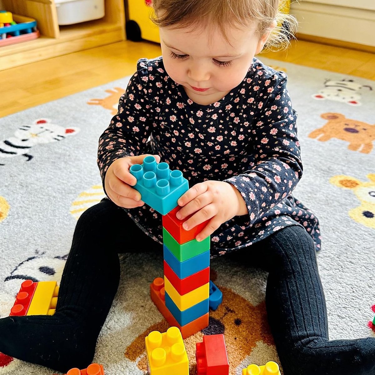katoenen leggings voor meisjes, set van 2 paar, voor dagelijks gebruik en koel weer, met voetjes, voor kinderen van 6 maanden tot 6 jaar