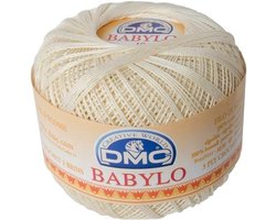 Babylo Haakgaren Grootte 20 - Zacht Katoenen Garen voor Decoratie - 100 g, 800 m, 3 Kleuren