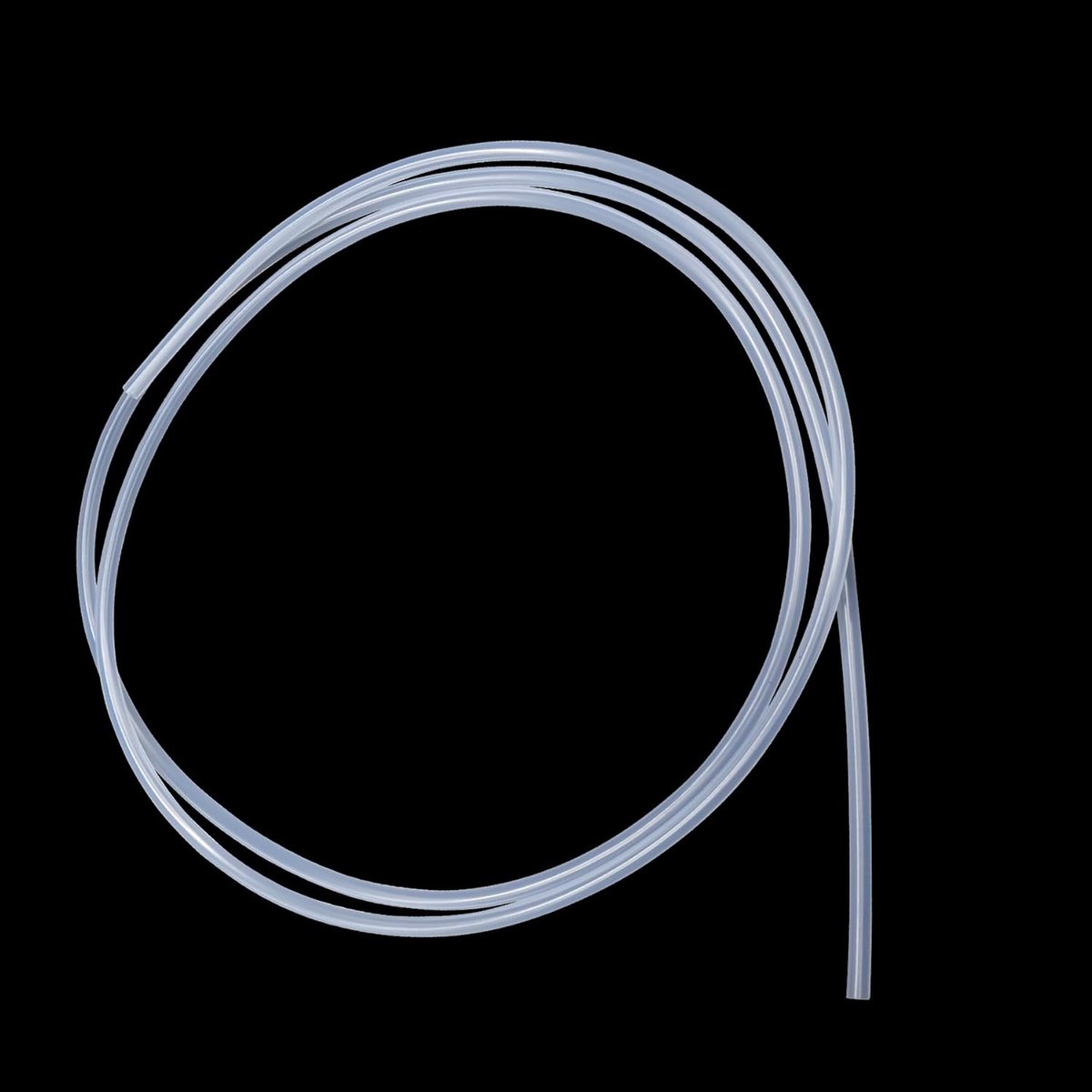 siliconenbuis, 2 mm binnendiameter x 4 mm buitendiameter 2 meter, flexibele voedingskwaliteit slang siliconen buis water lucht buis transparant