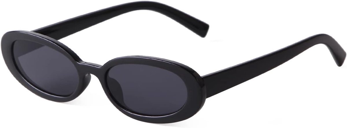 Ovale Zonnebril Retro Jaren 90 Vintage Smalle Reisbril Uniseks