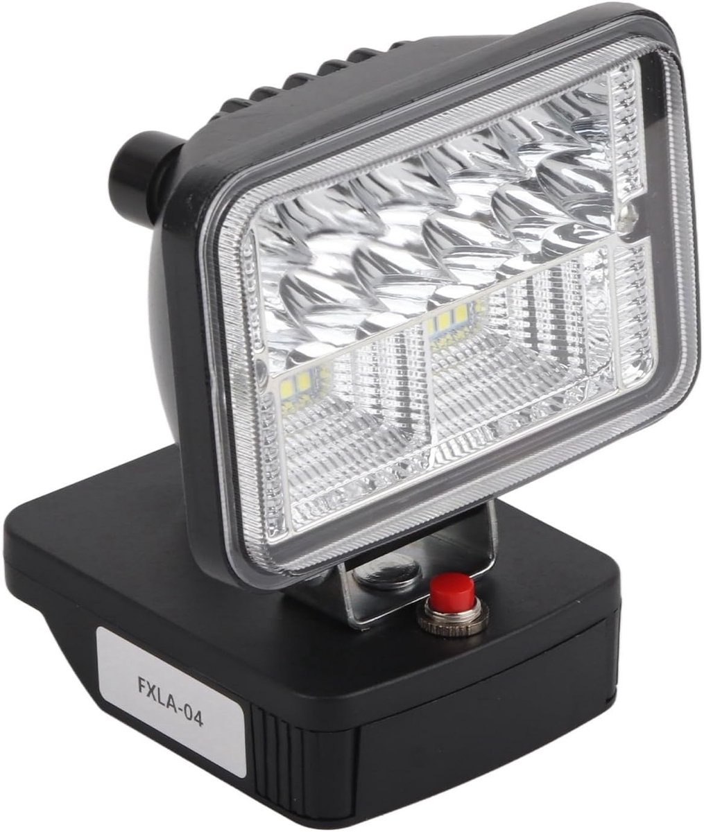 LED-verlichting Werklamp Outdoor Draagbaar Gereedschap Converteren voor Metabo 18V Lithiumbatterij voor Achtertuin, Garage, Tuin, Gazon