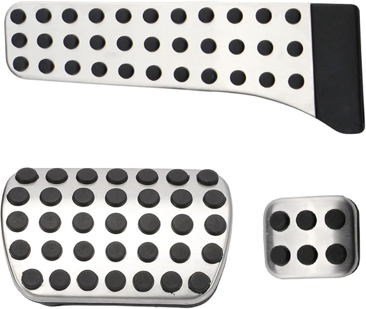 Set van Pedalen voor Mercedes-Benz C, E, GLK, SLK, CLS en SL Class - Pedal Covers voor Auto's, Sportieve Look en Verbeterde Grip