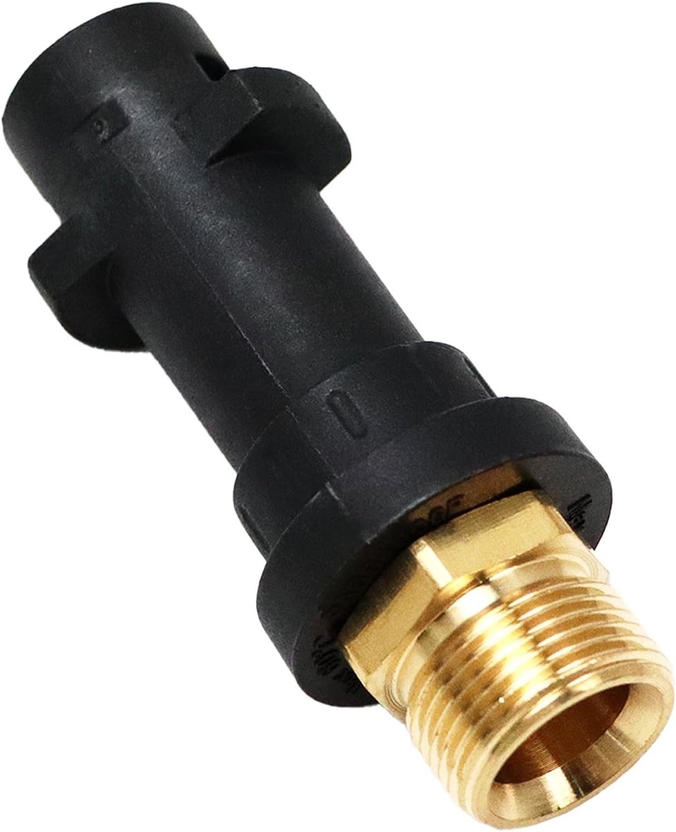 Hoge druk spuitmond M22 AG adapter voor aansluiting op hogedrukreiniger K2 K3 K4 K5 K6 K7, ideaal voor efficiënt reinigen en veelzijdig gebruik