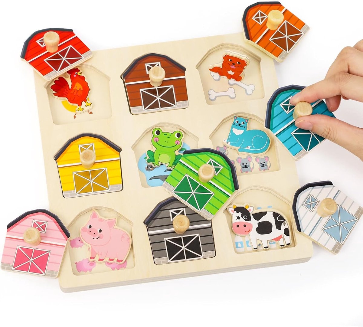 Houten puzzel jaar
