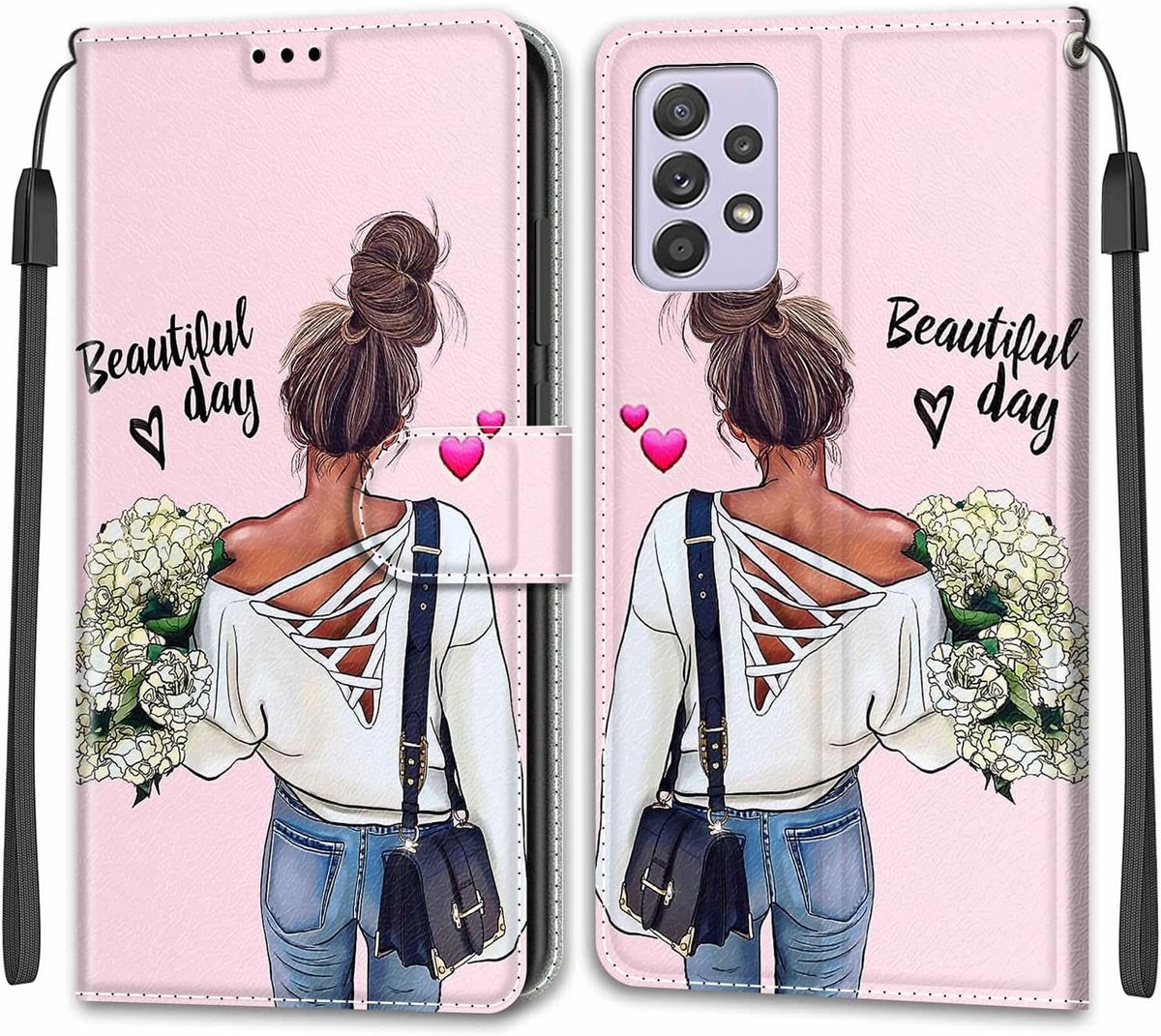 Portemonnee Telefoonhoes voor Samsung Galaxy A33 5G Vrouwen