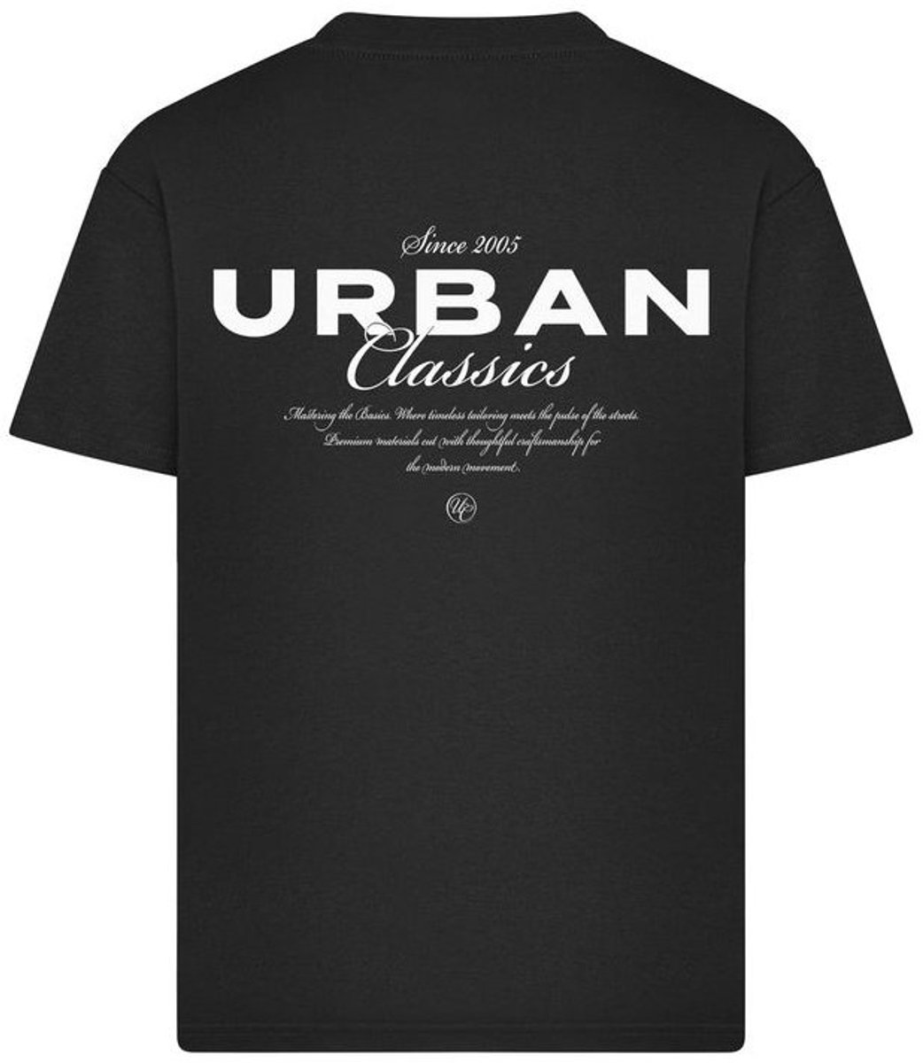 Urban Classics T-shirt Mastering Basics Loose Tee TB8665 Zwart