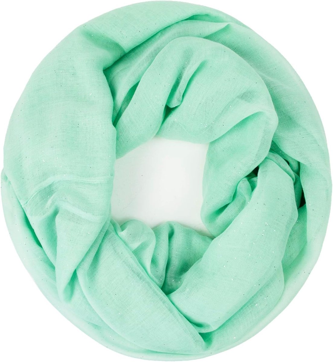 Sjaal elegante lichte effen kleur loop sjaal ronde sjaals
