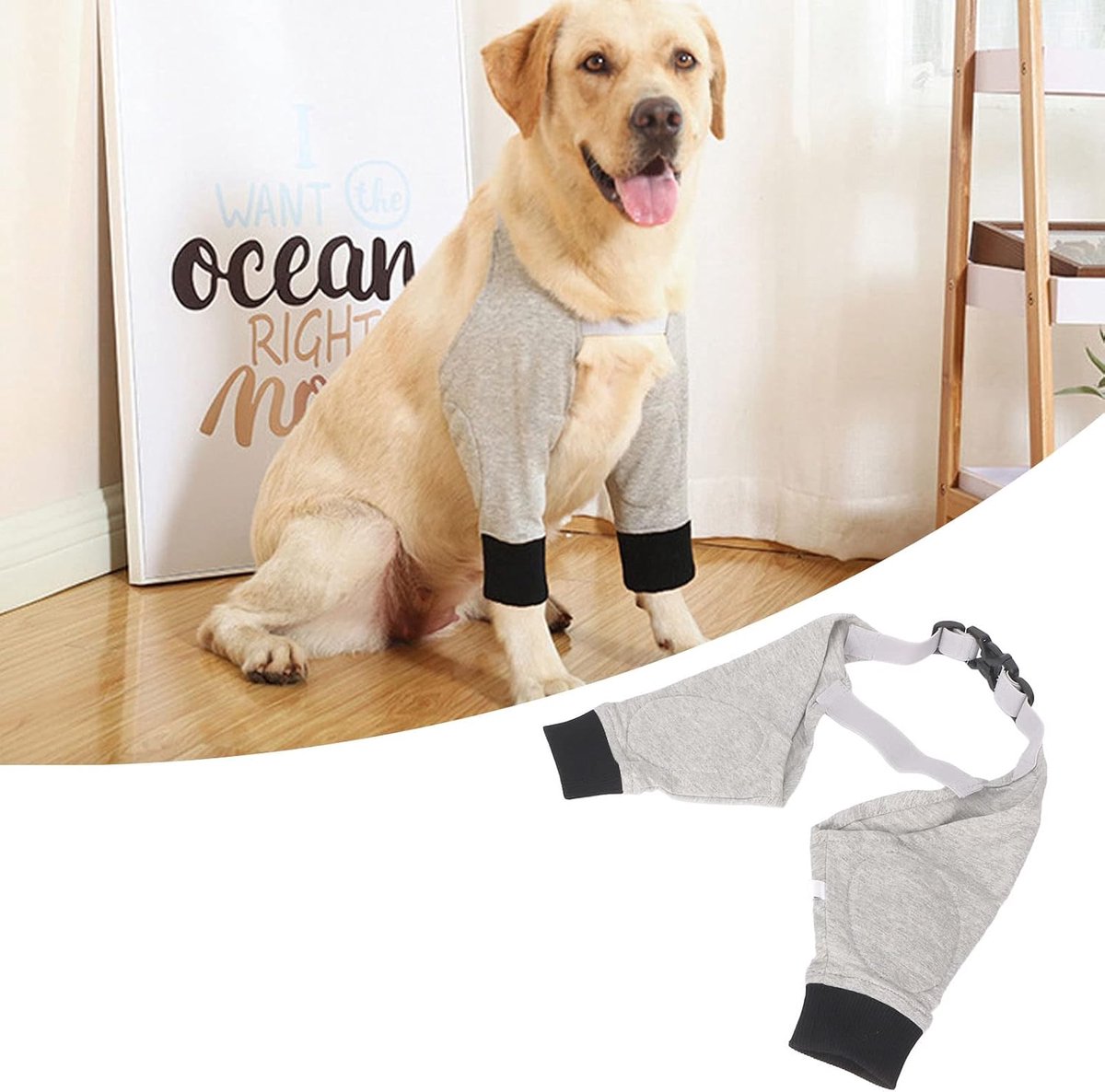 Elleboogbeschermer Joint Huisdier Knie Matdog Knie Matdog Beenbrace Hond Gezamenlijke Warme Beschermhoes Hond Elleboogbeschermer Joint (M)