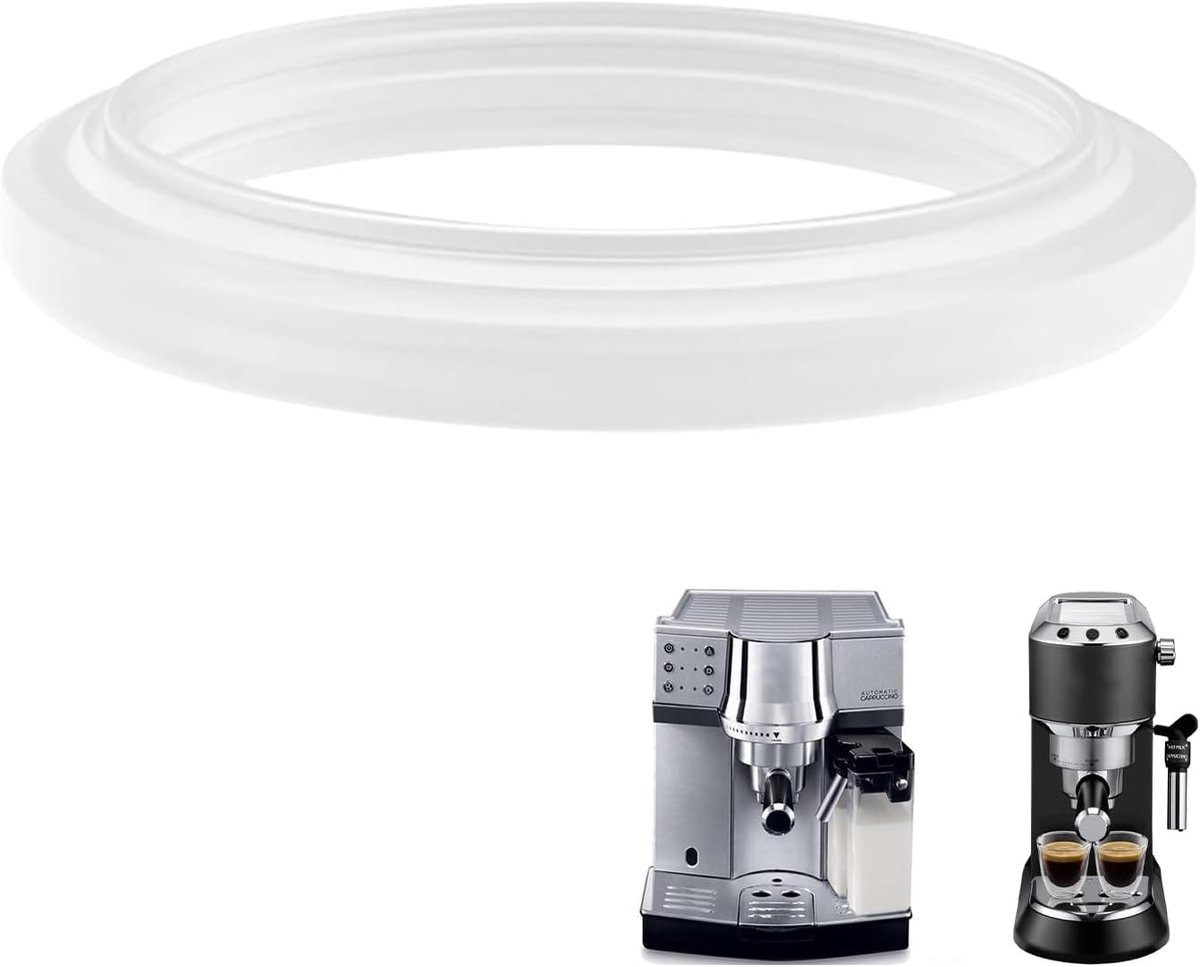 afdichtingsring voor DeLonghi EC680 EC685 EC820 EC850 EC860 - siliconen afdichting voor DeLonghi koffiezetapparaat, koffiezetapparaat afdichting, afdichting, vervanging voor DeLonghi