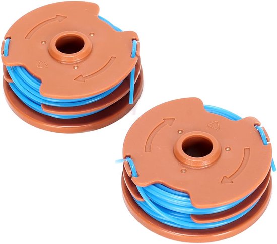 2 stuks dubbele trimmerspools en spoollijn compatibel met Titan TTB820GGT — afbeelding 4