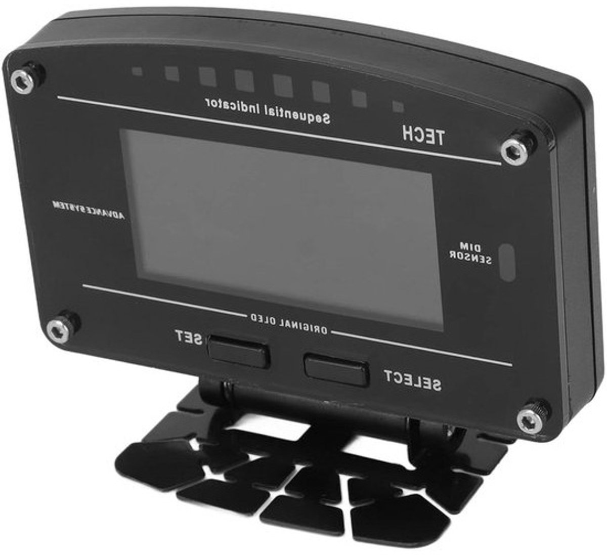 Autodisplay Meterset - Dashboard Display - Rijgegevens Monitoren - 12 Parameters Real-time - 16 x 11 x 6 cm - Zwart