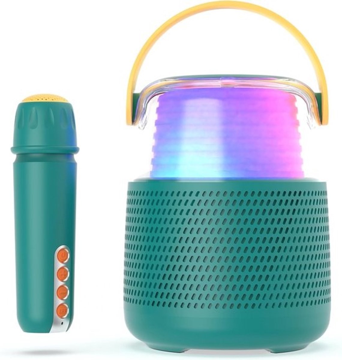 Bluetooth Luidspreker met Microfoon en Stemvervormer voor Karaoke - Blauw