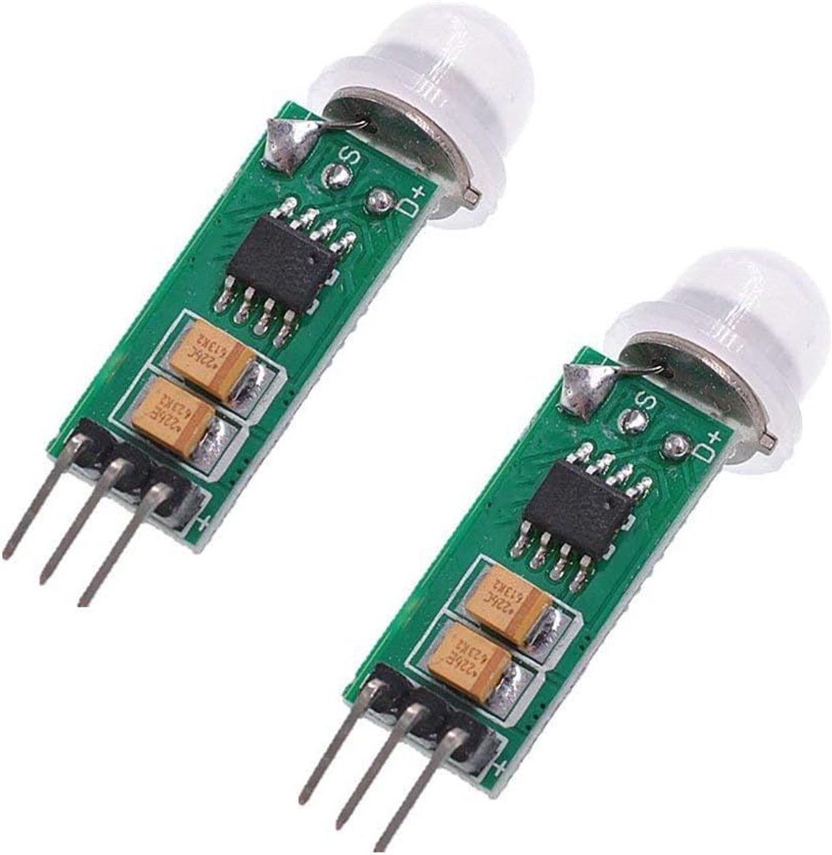 2 STUKS HC-SR505 Mini Infrarood PIR Sensor Detector Module voor Arduino