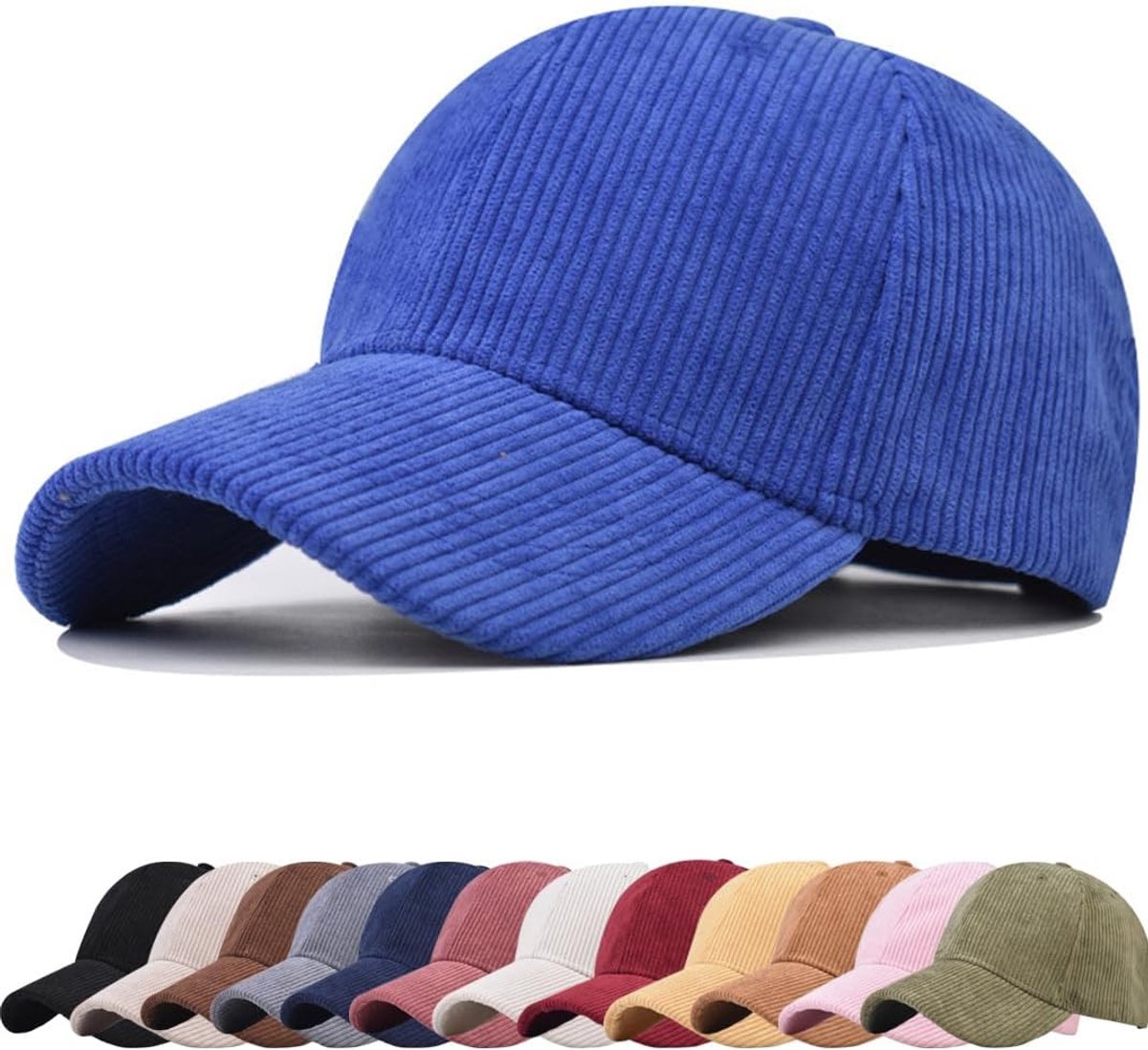 vintage, uniseks, corduroy, verstelbaar, truckerpet, plat, vintage, effen, verstelbaar, truckerpet, nieuwsboy, voor reizen in de open lucht