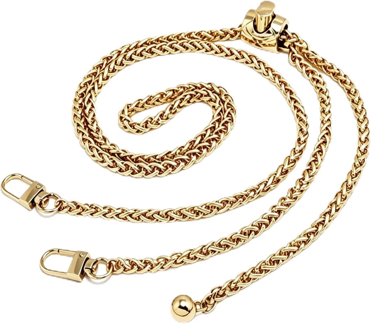 Schouderriem met Metalen Ketting