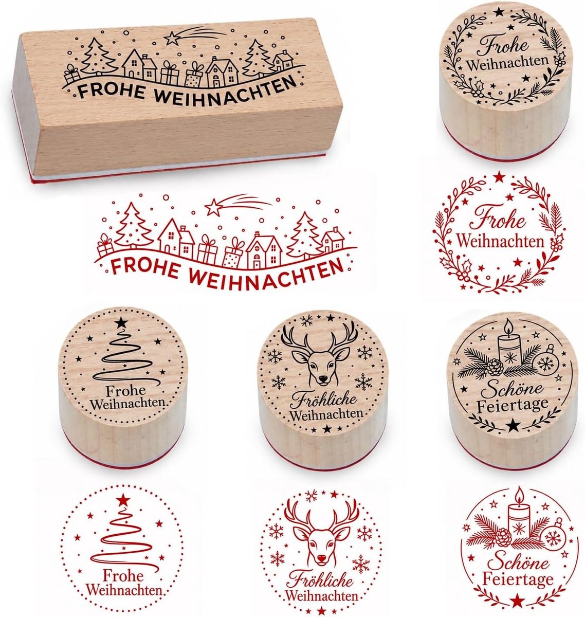 Stempel Kerstmis Set