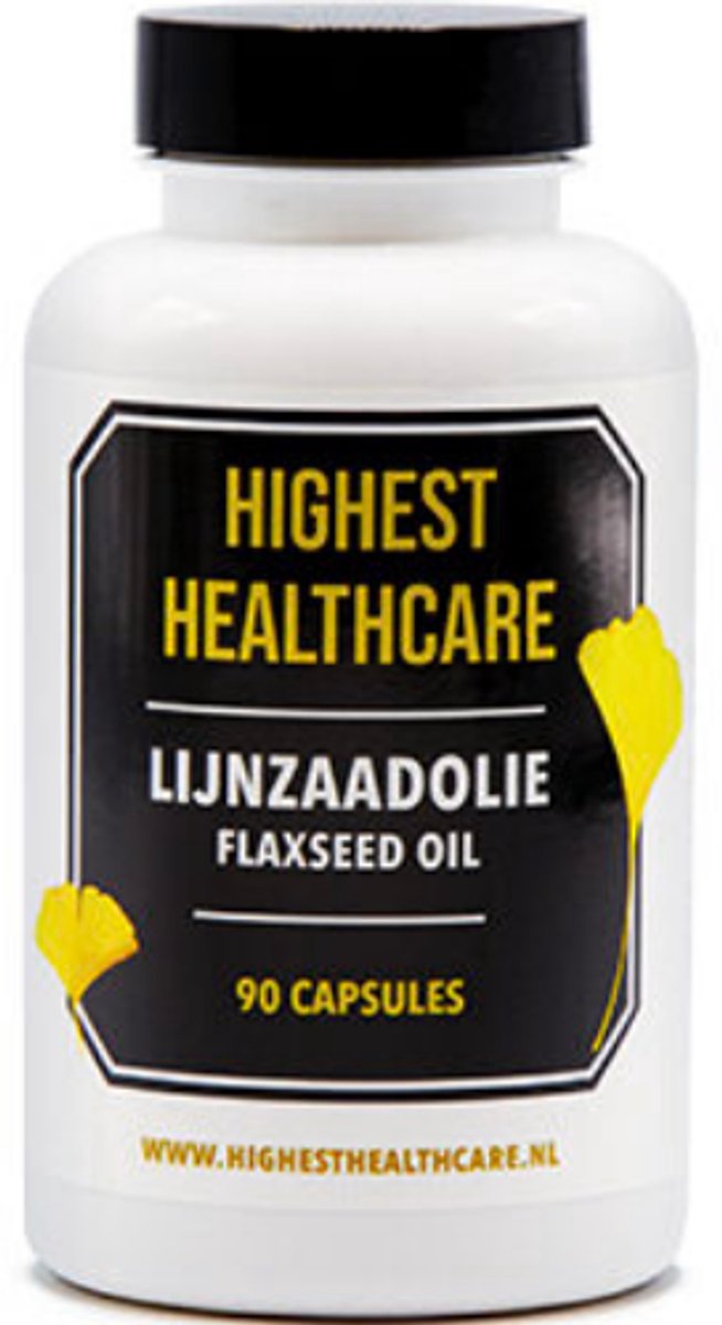 Highest Healthcare Lijnzaadolie Capsules 90CP