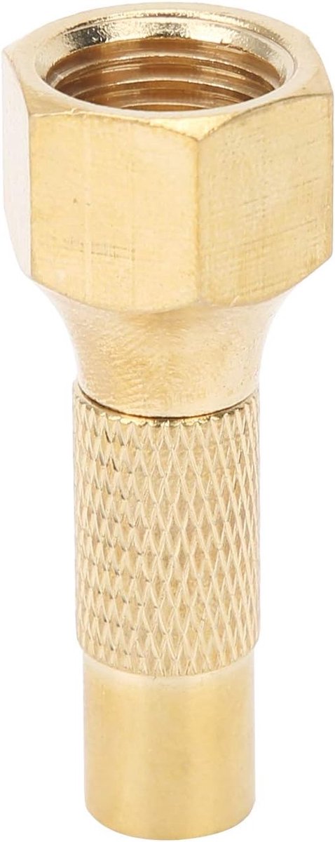 Byshayne- Bandenventiel Rotatable - Messing - 1/4 inch NPT Draad - Geschikt voor Auto/Bike/Motor - Professionele Pneumatische Gereedschappen - Compact