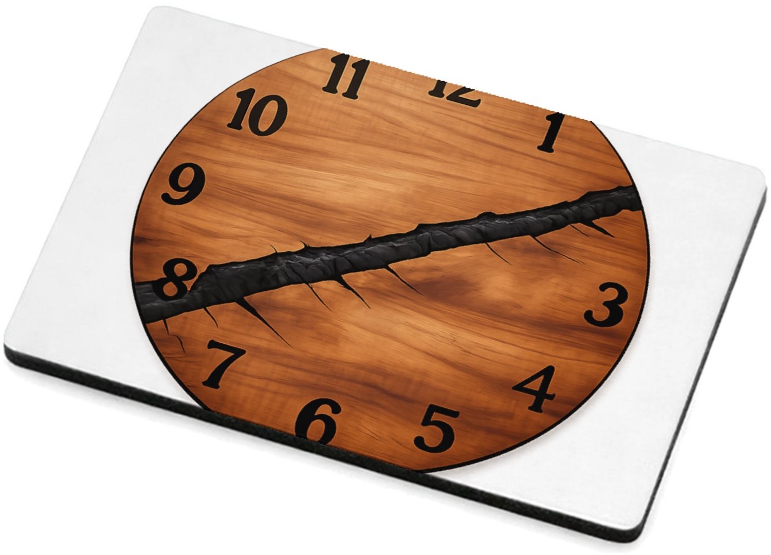 Mr Cadeautjes MDF magnetische fotolijst 7,5 x 5 - design Een ronde kompasplaat met gegraveerde windrichtingen en een | cadeau Wit