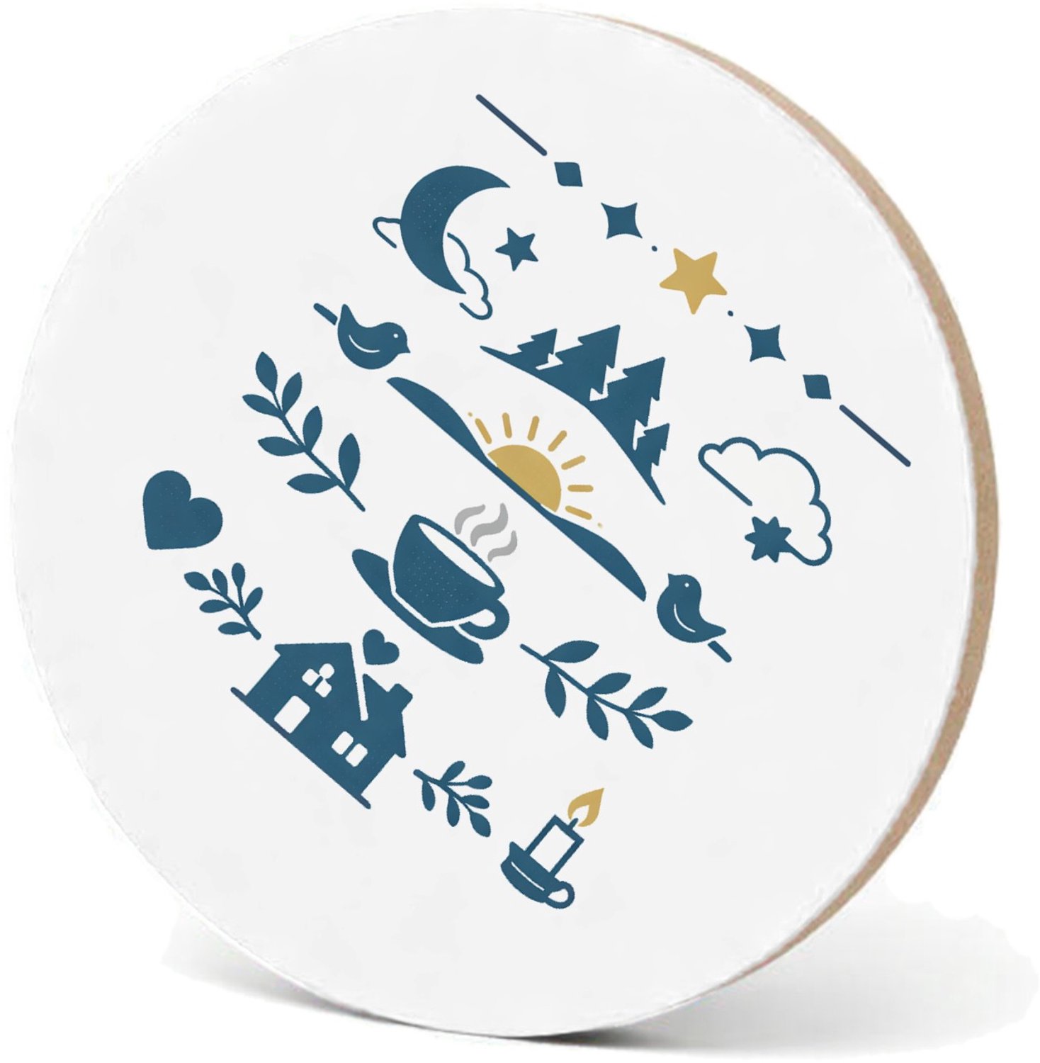 Mr Cadeautjes MDF fotolijst - design Een onderscheidende waarderingsprint voor een ouderfiguur me | cadeau Wit