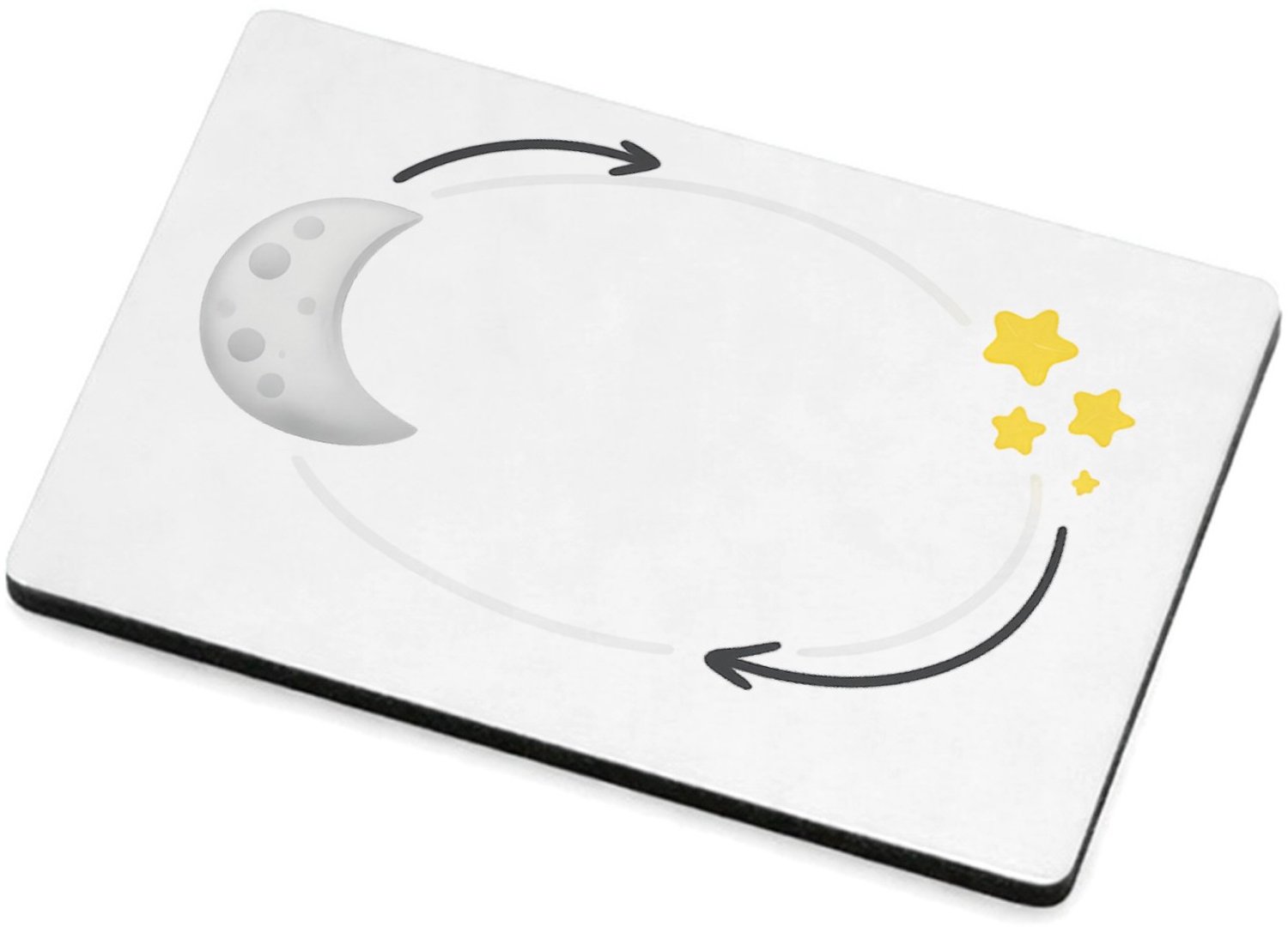 Mr Cadeautjes MDF magnetische fotolijst 7,5 x 5 - design Een liefdevolle boodschap in dezelfde compacte, persoonlijke | cadeau Wit