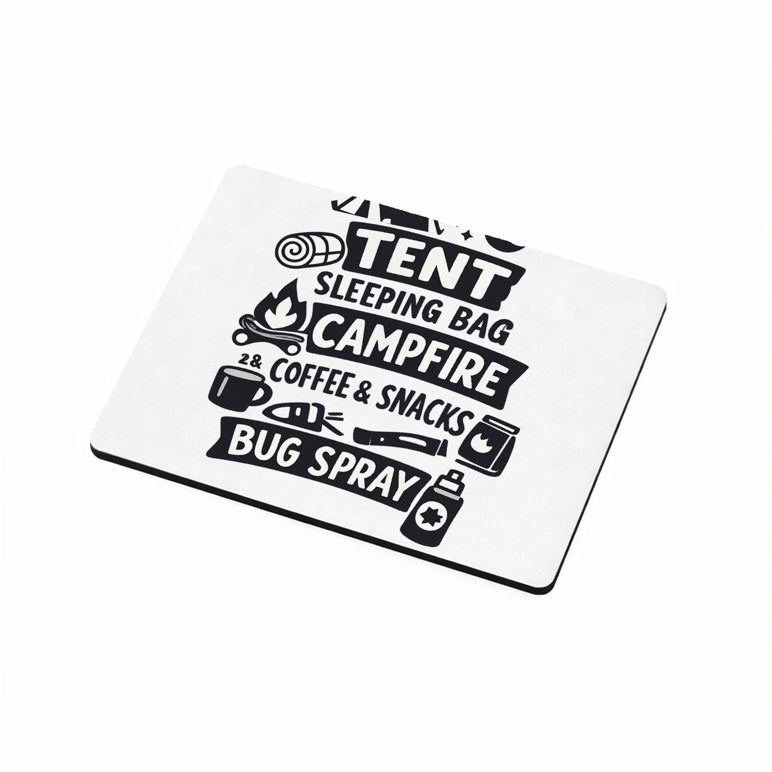 Mr Cadeautjes MDF magnetische fotolijst 9 x 7 - design Een compacte humorprint over strandcomfort met dezelfde lijs | cadeau Wit