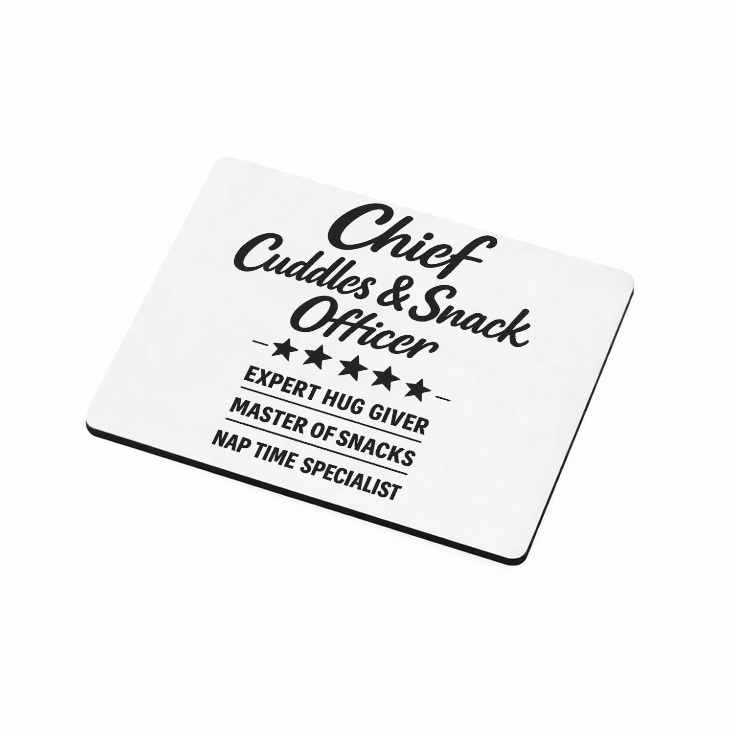 Mr Cadeautjes MDF magnetische fotolijst 9 x 7 - design Een luchtige 'professionele titel' met een knipoog voor een | cadeau Wit