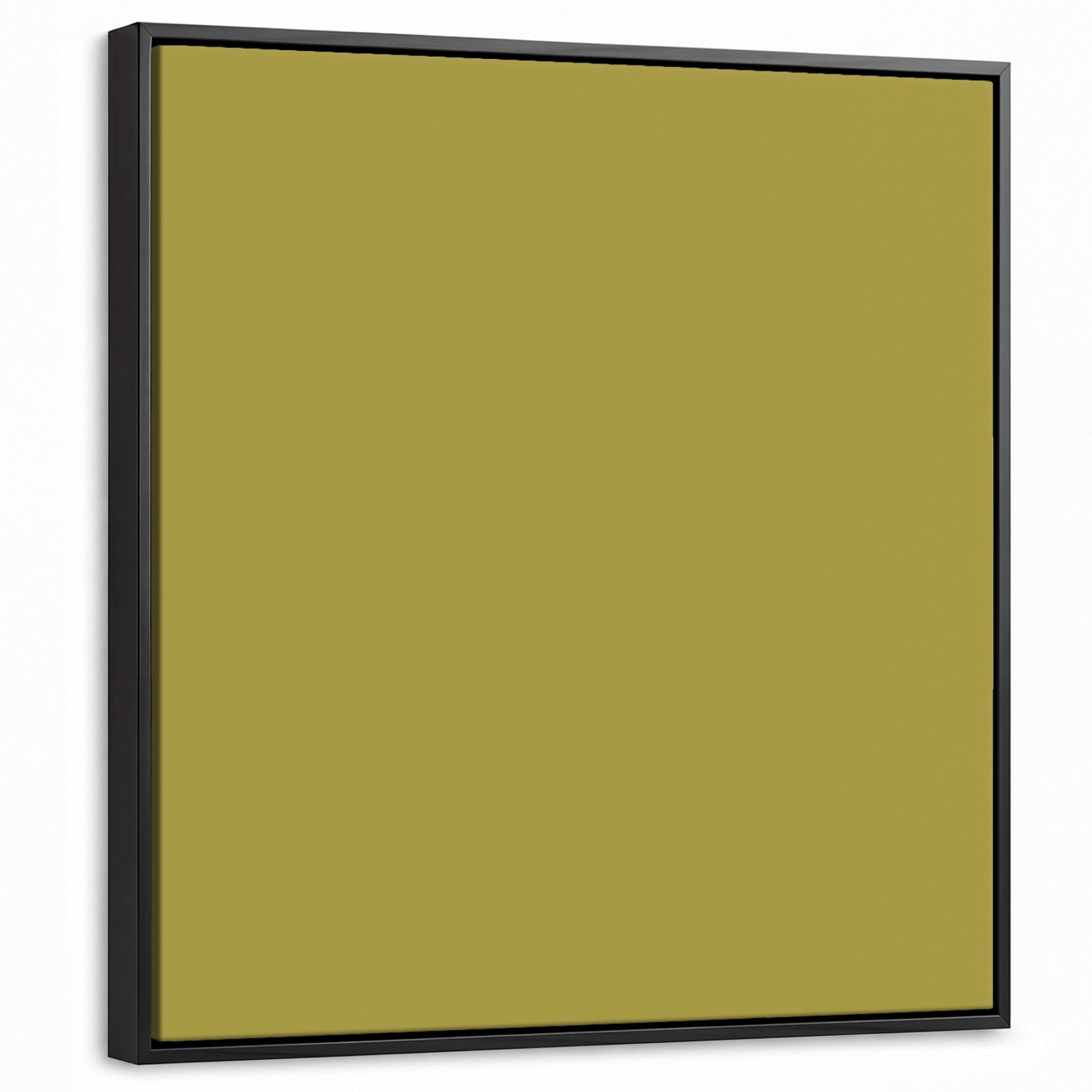 Canvas Schilderij met Baklijst 50x50cm - Antique - Moss - Groen - Muurdecoratie woonkamer - Slaapkamer decoratie - Kamer accessoires - Schilderijen op canvas met lijst
